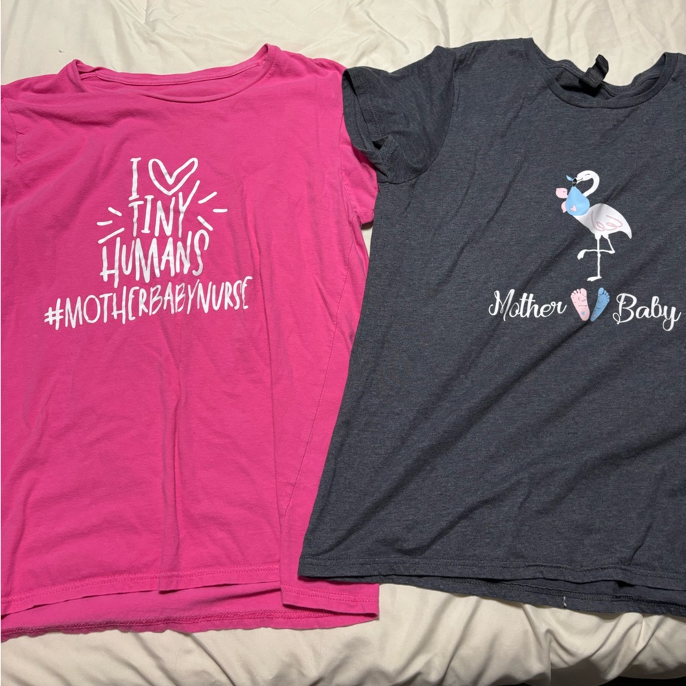 Flamingo Graphic T-Shirts Set
